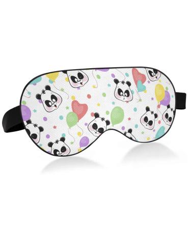 Haskirky Light Blocking Eye Mask Breathable and Adjustable Adult Men and Women Travel on Business Trips Yoga Meditation Light Smooth Comfortable Eye Mask Office Deep Sleep Goodies Balloon Muzzles B
