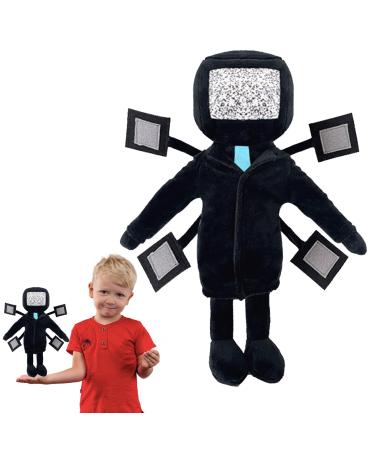 Skibidi Toilet Plush Toys Stuffed Skibidi-Toilet Plush Figure TV Man 5 Heads Camera Titan Man Titan Speakerman Plush Toys Funny Game Cartoon Stuffed Plush Doll for Game Fans Girls Boys Birthday Gifts