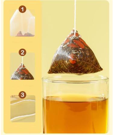 Goji Berry Cuscuta Health Tea Chinese Wolfberry Cuscuta Liver Care Tea Men's Essentials Five Flavors Goji Berry Tea Individual Tea Bag Chinese Liver Care Tea (3 Box) - Buy Online on SooperMarket.com