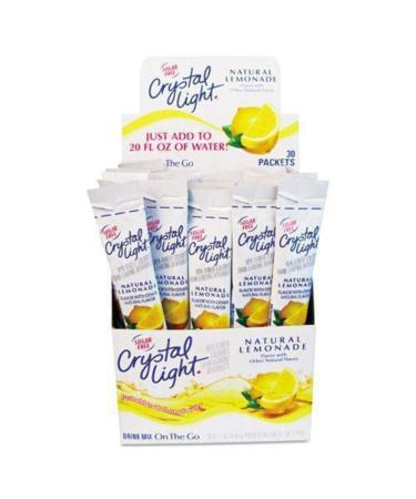 Crystal Light Lemonade Drink Mix - 30 Packets, 8 oz Each - Yellow - Buy Online on SooperMarket.com