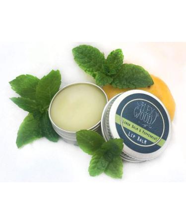 The Ilex Wood - Lemon Balm and Peppermint Lip Balm - All natural coldsore prevention palm oil free cruelty free plastic free moisturising lip balm handcrafted in the UK - 10ml - Buy Online on SooperMarket.com