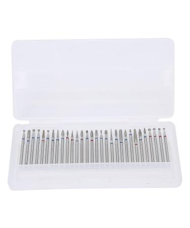 30pcs Nail Polish Grinding Head Set - Electric Nail Drill Tools for Acrylic & Gel Removal | Manicure Drill Kit - Buy Online on SooperMarket.com
