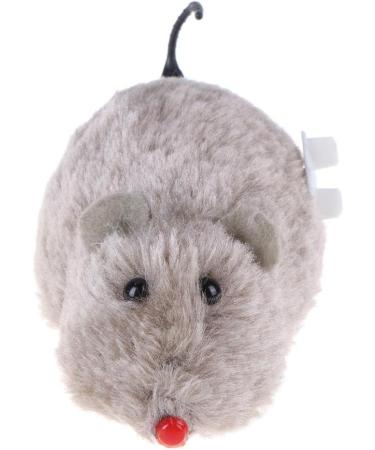AVZYARDY Clockwork Mouse Toy Cat Plush Rat Mechanical Motion Interactive Toy(Grey) - Buy Online on SooperMarket.com