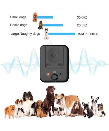 Anti-Bark Device for Dogs - 3 Modes 33ft Rechargeable Ultrasound Training - Effective Bark Stopper for Small & Large Dogs - Buy Online on SooperMarket.com
