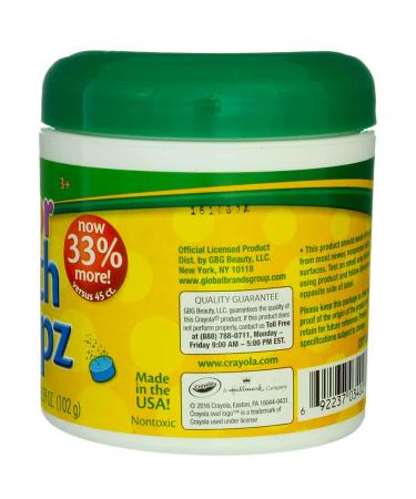 Crayola Color Bath Dropz 3.59 oz - 240 Tablets (4 Pack) | Vibrant and Fun Bath Time Coloring Tablets - Buy Online on SooperMarket.com