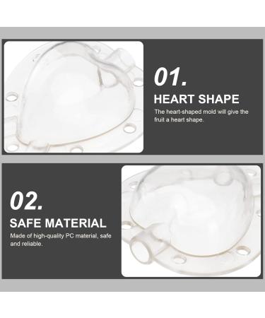 SUPVOX 15 Pcs Fruit Shaping Vegetables Growth Molds Vegetable Growing Molds Watermelon Heart-Shaped 4.5x4cmx3pcs Whitex3pcs - Buy Online on SooperMarket.com