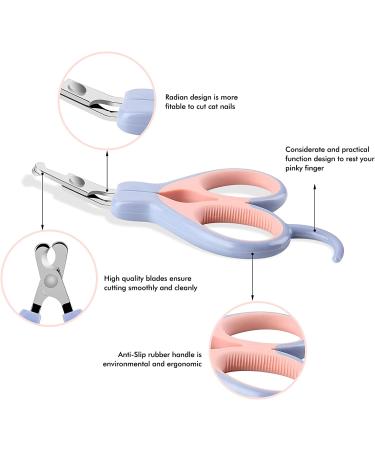 EooCoo Pets Nail Clippers with Safety Lock - S Pink+Purple - Buy Online on SooperMarket.com