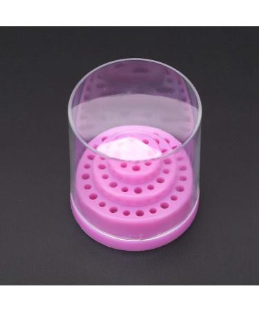 Good Insulation Nail Drill Container - Purple Nail Drill Case for Beauty Salons & Home Manicure - Buy Online on SooperMarket.com