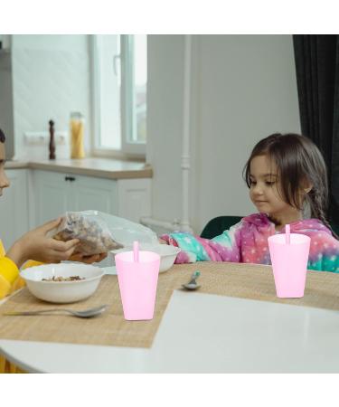 MAGICLULU 4Pcs Kids Sippy Cups with Built-in Straw - BPA-Free Plastic Containers for Milk and Water (Random Color) - Buy Online on SooperMarket.com