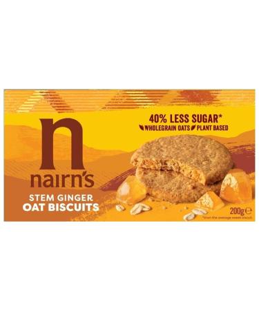 Nairn's Stem Ginger Oat Biscuits 200g