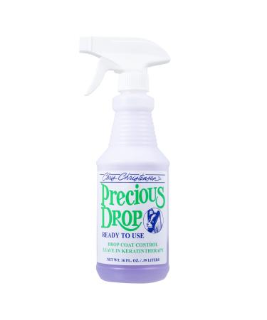 Chris Christensen Precious Drop Ready to Use Conditioner Dog Conditioner Groom Like a Professional Reduces Frizz & Matting Eliminates Breakage All Coat Types Made in USA 473ml