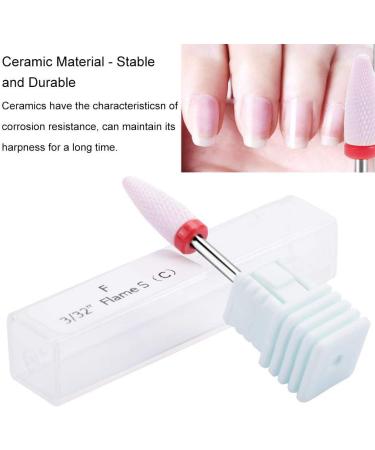 Professional Ceramic Nail Drill Bit for Manicure - Ideal for Grinding, Polishing, Peeling, and Carving - Nail Art Tool (02#) - Buy Online on SooperMarket.com