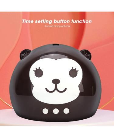 UV LED Nail Dryer 36W - Cute Cartoon Monkey Gel Polish Curing Lamp for Home Salon | 12Pcs Lamp Beads - Buy Online on SooperMarket.com