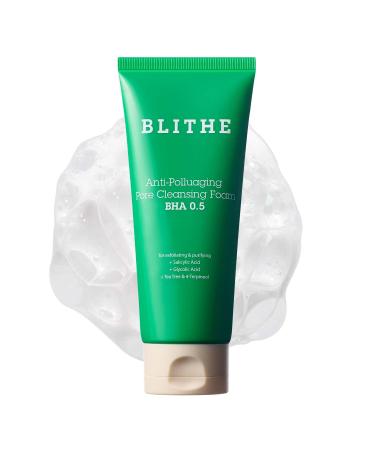 BLITHE AHA BHA Cleanser - Deep Pore Cleanser and Pore Minimizer Exfoliant for Face For Clogged Pores 5.07 Fl Oz