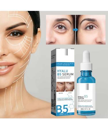 Hyalu B5 Serum Hyaluronic Acid B5 Serum Anti Aging Serum Face Serum Concentrate Hyaluronic Acid Serum for Face - Anti Aging Instant Face Firming & Plumping Face Fade Fine Lines 30ml - Buy Online on SooperMarket.com