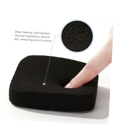 2pcs Charcoal Facial Exfoliating Pads - Compressed Sponges for Deep Cleansing | Face & Body Wash Tools - International Shipping - Buy Online on SooperMarket.com