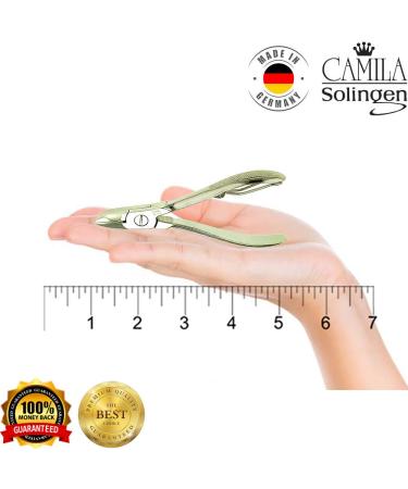 Camila Solingen CS12 Professional 4 Fingernail Toenail Nipper/Cutter - Heavy Duty Precision Stainless Steel Blade - Solingen Germany (Silver) - Buy Online on SooperMarket.com