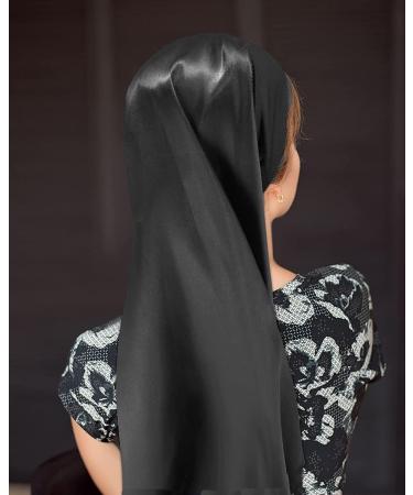 Shop Ladaypoa Women s Satin Sleeping Cap - Curly Hair Silk Hood Double-Layer Adjustable Black & Leopard Pattern - Buy Online on SooperMarket.com