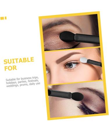 BELLIFFY 120pcs Cotton Eyeshadow Brush Double Ended Eyeshadow Brush Eyeshadow Sponge Powder Makeup Lip Pp - Buy Online on SooperMarket.com