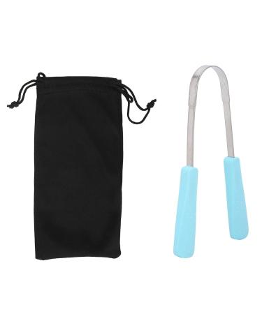 Tongue scraping stainless steel-tongue scraps with storage bags portable mouth cleaner to refresh the breath oral care tools for adults and children