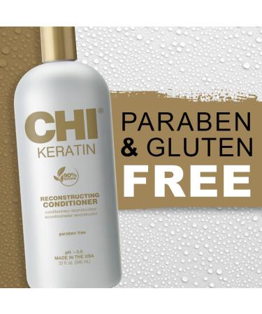 Buy Chi Keratin Reconstructing Conditioner 946 ml - Best for Hair Repair & Hydration | International Shipping Available - Buy Online on SooperMarket.com