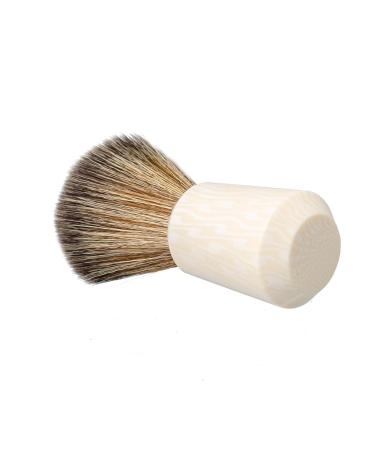 Colcolo razor brush cream-soap brush for father husband razor accessories nylon bristles wooden handle for trips hairdressing salon at home white