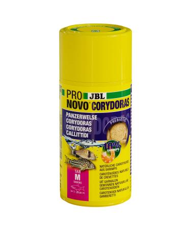 JBL Pronovo Corydoras Tab main feed for armored catfish of 1-20 cm fish feed tablets size M 100 ml pronovo corydoras tab 1 piece (1 Pack)
