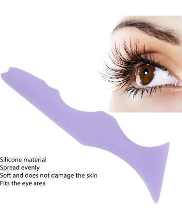 FILFEEL Stencils 5 In 1 Multi Purpose Eye Makeup Tool Reusable Silicone Winged Tip Aid Eyebrow Shaping Stencil for Beginners Purple - Buy Online on SooperMarket.com