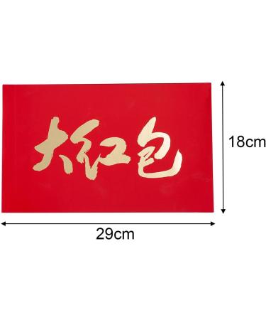 Folpus Chinese Lunar New Year Red Envelope Red Pocket Traditional Hongbao Hong Bao Wedding Red Packet for Wedding New Year Dowry - Buy Online on SooperMarket.com
