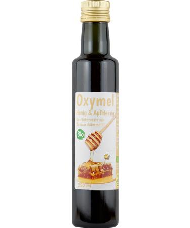 Bio Oxymel Black Cumin Oil 250 ml Concentrate Drink Additive with Honey and Apple Cider Vinegar Sour Honey