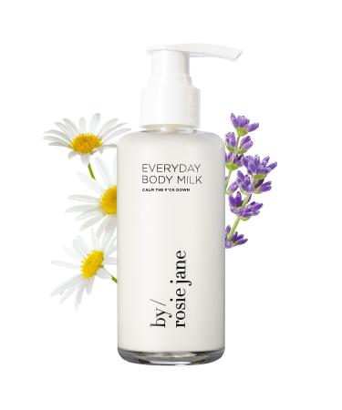 By Rosie Jane Calm Down Everyday Body Milk - Hydrating Toner & Body Moisturizer to Help Even Skin Tone - Infused with Soothing Aloe Vera and Turmeric Root to Promote Anti-Aging (5 Ounce)