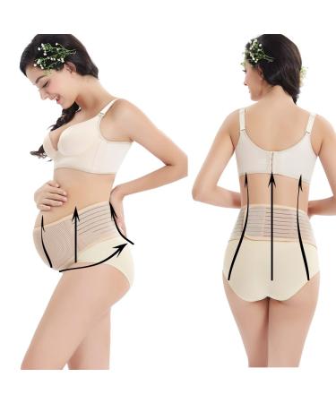 WANYI Maternity Support Belt - C-Section & Pregnancy Support for Back, Pelvic, and Hip Pain Relief - Grey (Size L) - Buy Online on SooperMarket.com