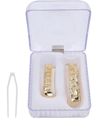 Denture Sets Dental Decorative Brackets Hip Hop Dental Supports Hip Hop Dental Decorations(Gold) - Buy Online on SooperMarket.com