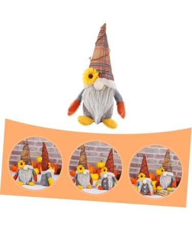 ABOOFAN Doll Thanksgiving Harvest Rudolph Gnome Decoration for Decor Figurine Autumn Festival Party Assorted Color 28X11X7CM - Buy Online on SooperMarket.com