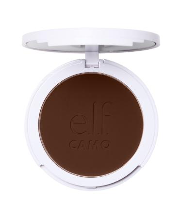 e.l.f. Camo Powder Foundation Lightweight Primer-Infused Buildable & Long-Lasting Medium-to-Full Coverage Foundation Rich 640 W Rich 640 W 8 g (Pack of 1)