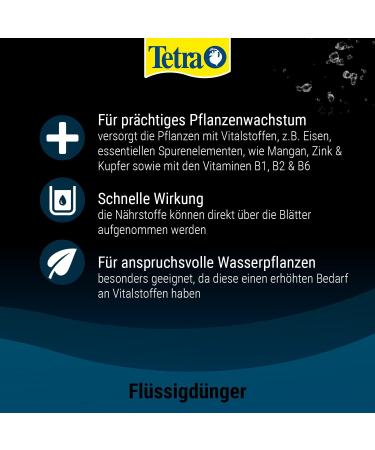 Tetra PlantaPro Liquid Plant Fertilizer 250ml - Essential Trace Elements & Vitamins for Thriving Aquarium Plants | Weekly Application - Buy Online on SooperMarket.com