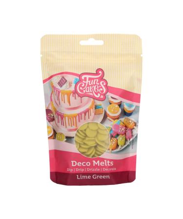 FunCakes Deco Melts Lime Green AZO Free 250 g