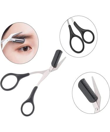 Professional Eyebrow Trimmer Scissors with Comb - Men and Women Eyebrow Shaping Tool - Buy Online on SooperMarket.com