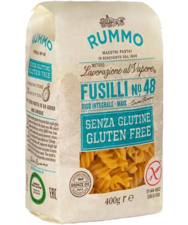 Gluten Free Pasta Bundle with Rummo Fusilli No.48 400g x2 (Pack of 2) - Buy Online on SooperMarket.com