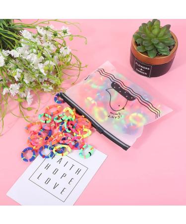 100PCS Baby Hair Ties - Soft Cotton Multicolor Hair Bands for Girls | Elastic Scrunchies for Ponytails - Bamboo Knot Design - Buy Online on SooperMarket.com