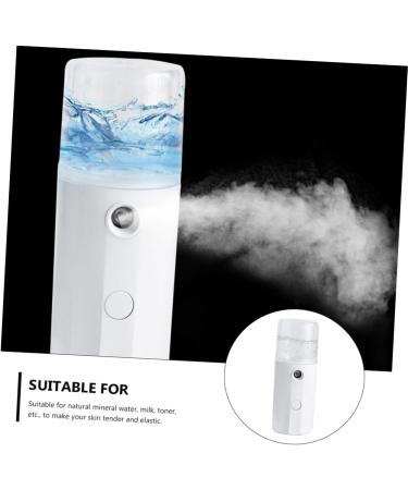 minkissy 1pc Hydrating Instrument Nano Facial Mister Cool Facial Mister Face Moisturizing Skin Humidifier Skin Moistener Steamer White Spray Abs - Buy Online on SooperMarket.com