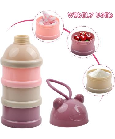 Bezavea 3-Layer Baby Milk Powder Dispenser & Formula Storage Container - 120ml Portable Green Travel Feeding Storage - Buy Online on SooperMarket.com