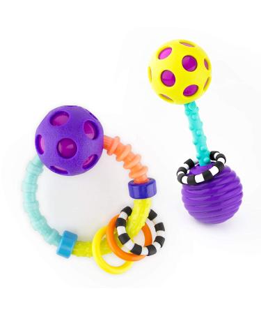 Sassy My First Bend & Flex Rattle Set 0+ Months 2 Piece Set
