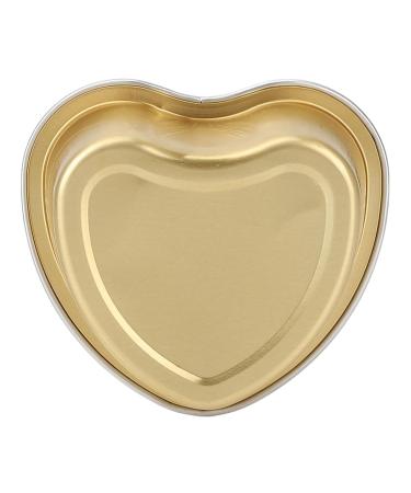 10pcs Heart Shaped Wax Melting Bowls - Gold Aluminum Foil Wax Bean for Hair Removal - Large Size Perfect for Home Use - Buy Online on SooperMarket.com