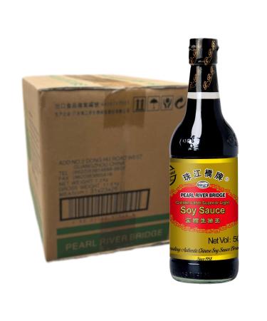 PEARL RIVER BRIDGE - Golden Label Light Soy Sauce - Multipack (12 X 500 ML) Multipack Golden Label Light 500 ML