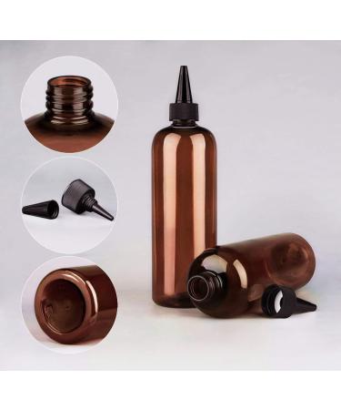 Sdoot Bernstein Squeezing Bottle for Hair Color - 2 Pack 473ml Applicator with Rotating Lock Ideal for Hair & Pet Use Brown Black Cap - Buy Online on SooperMarket.com