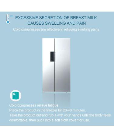 Gytera Hot Cold Breast Therapy Pads - Breastfeeding Essentials for Mastitis Relief & Postpartum Recovery - Reusable & Microwaveable - Buy Online on SooperMarket.com