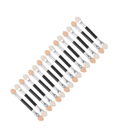 WOONEKY 30pcs Eye Shadow Stick Lipstick Applicator Sponge Eyeshadow Makeup Lip Gloss Make up Brush Aluminum