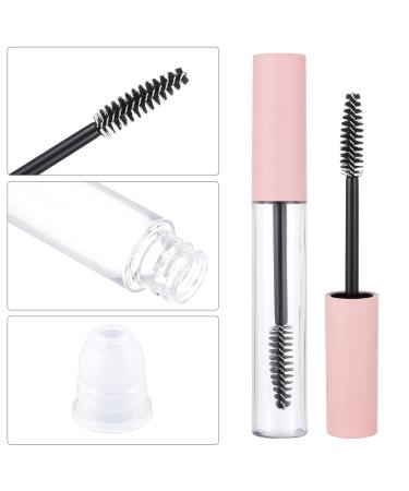 Adakel 5 Pieces Empty Mascara Bottle Set - 10ml Pink Eyelash Tubes with Wand for DIY Eyelash Cream - Buy Online on SooperMarket.com