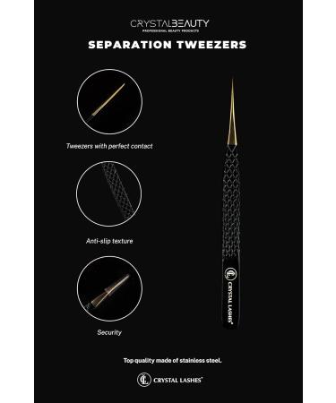 Crystal Lashes Tweezers Penguin + Simple for Separation - Buy Online on SooperMarket.com